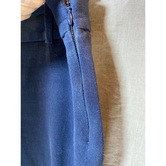 J.Crew Pants Womens 4 Blue Side Zipper Casual Slacks Ladies 32x24. - Picture 4 of 11